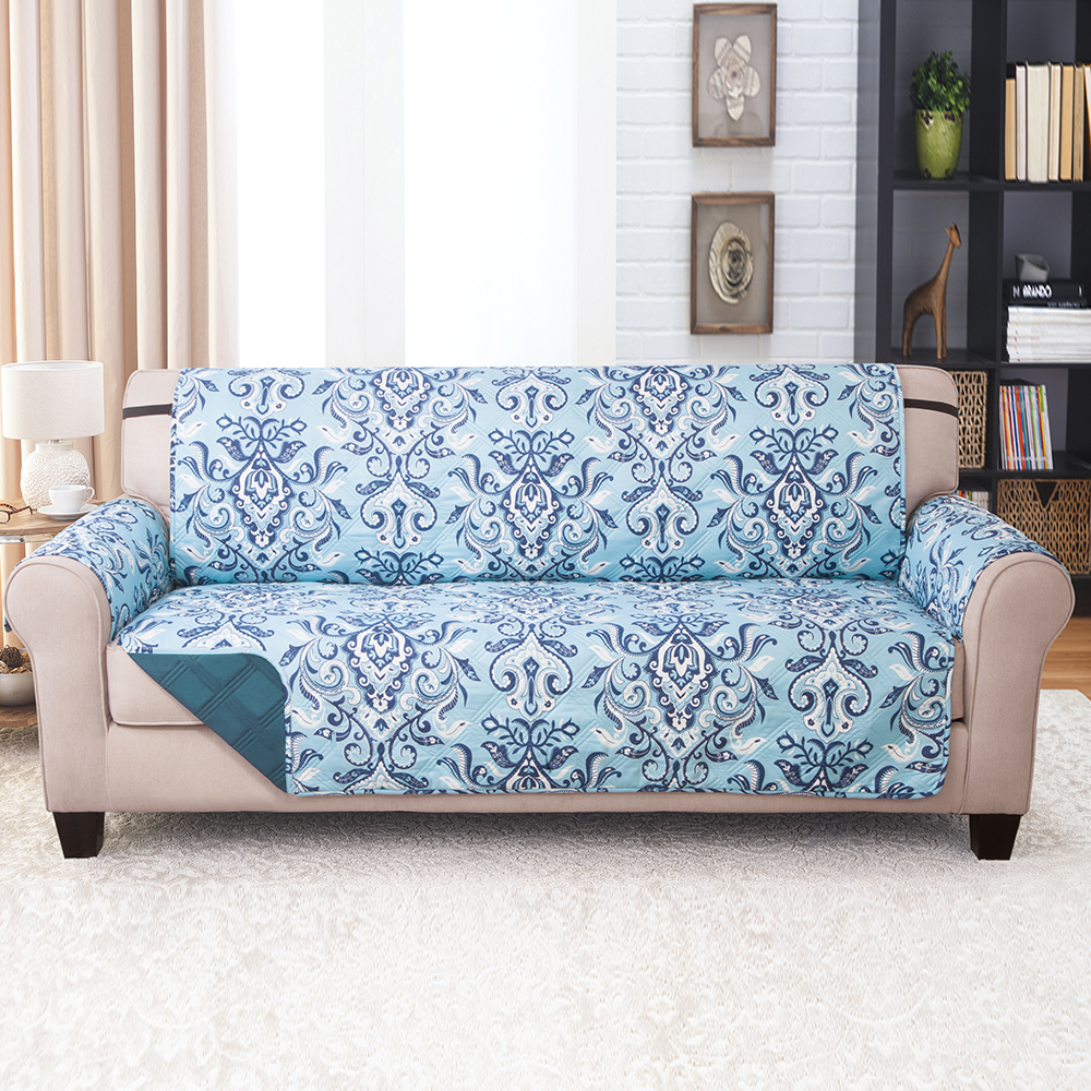 99,99% Polyester gedruckt und feste Doppelseite verwenden Sofa-Abdeckung